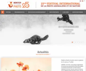 Festiphoto-Montier.org(Festival international de la Photo Animalière et de Nature de Montier) Screenshot