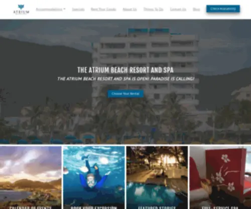 Festiva-Atrium.com(The Atrium Beach Resort and Spa) Screenshot