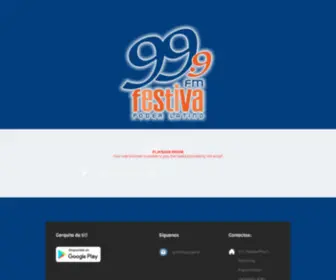 Festivafm.com(99.9 FESTIVA FM) Screenshot