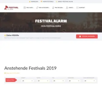 Festival-Alarm.com(Festival Alarm) Screenshot