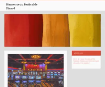 Festival-Dinard.com(Bienvenue au Festival de Dinard) Screenshot