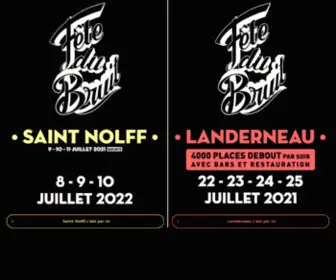 Festival-Fetedubruit.com(Fête du Bruit) Screenshot