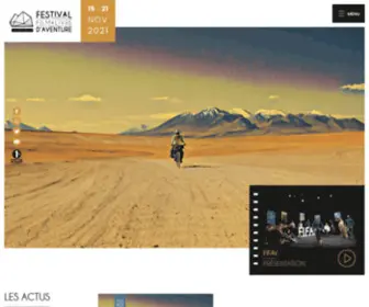 Festival-Film-Aventure.com(Festival International du Film et du Livre d'Aventure) Screenshot