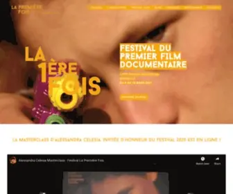 Festival-Lapremierefois.org(Festival) Screenshot