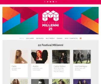 Festival-Millenni.com(Disfruta de la mejor música en las salas más emblemáticas de Barcelona) Screenshot