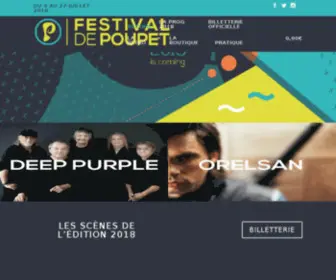 Festival-Poupet.com(Festival de PoupetLes Concerts de David Guetta) Screenshot