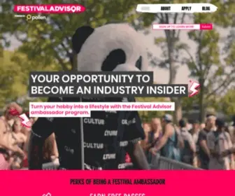 Festivaladvisor.com(FESTIVAL ADVISOR) Screenshot