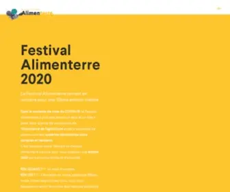 Festivalalimenterre.be(Festival Alimenterre 2020) Screenshot