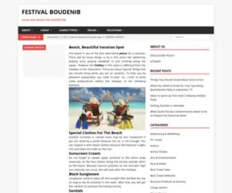 Festivalboudenib.org(Festival Boudenib) Screenshot