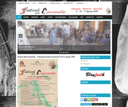 Festivalciaramelle.it(Festivalciaramelle) Screenshot