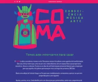 Festivalcoma.com.br(Festival CoMA) Screenshot