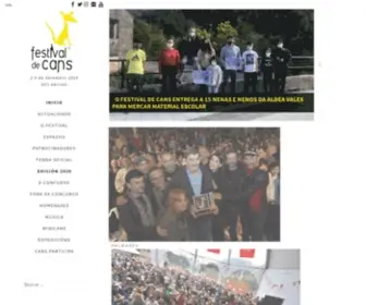 Festivaldecans.com(Festival de Cans) Screenshot