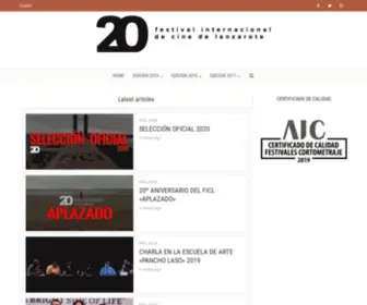 Festivaldecinedelanzarote.com(FICL 2022) Screenshot