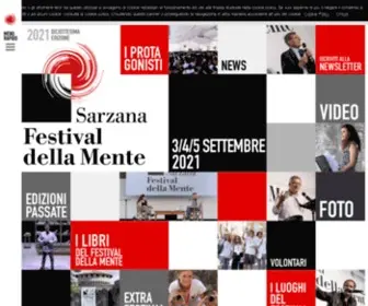 Festivaldellamente.it(Festival della Mente) Screenshot