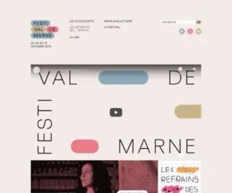 Festivaldemarne.org(Festival de Marne) Screenshot