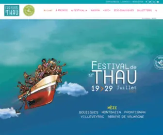 Festivaldethau.com(Festival de Thau) Screenshot