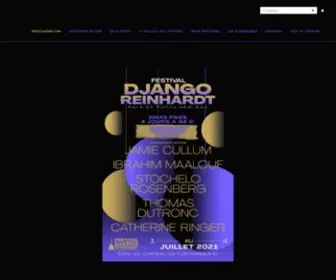 Festivaldjangoreinhardt.com(Festival Django Reinhardt) Screenshot