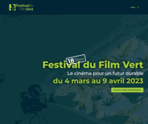 Festivaldufilmvert.ch(Festival du Film Vert) Screenshot