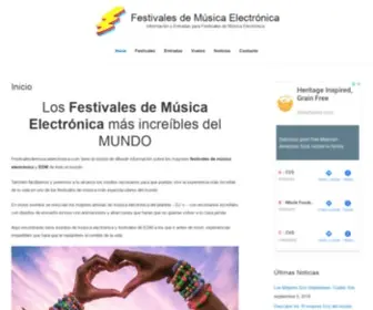 Festivalesdemusicaelectronica.com(▷) Screenshot