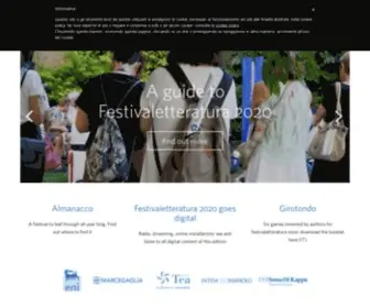 Festivaletteratura.it(Festivaletteratura) Screenshot