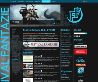 Festivalfantazie.cz(Velký festival popkultury (od roku 1996)) Screenshot