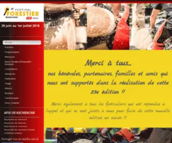 Festivalforestier.ca(Festivalforestier) Screenshot