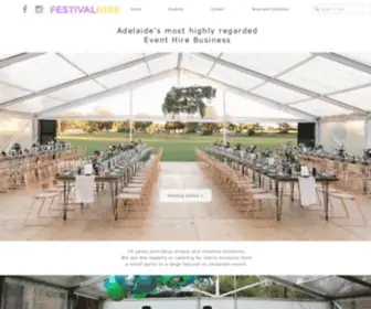 Festivalhire.net.au(Festival Hire) Screenshot