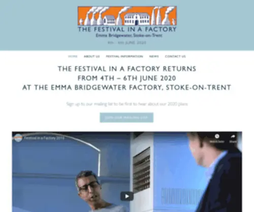 Festivalinafactory.co.uk(Festivalinafactory) Screenshot