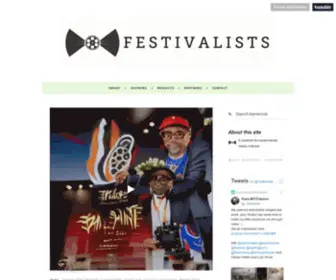 Festivalists.com(Festivalists) Screenshot