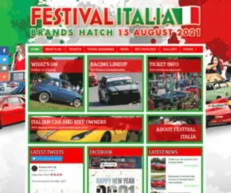 Festivalitalia.com(Festival Italia) Screenshot