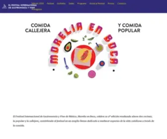 Festivalmoreliaenboca.com(Morelia En Boca) Screenshot