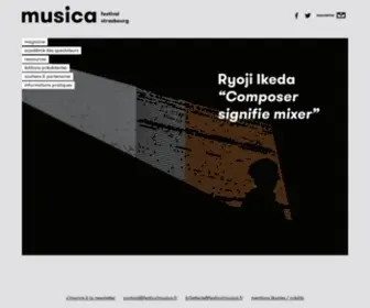 Festivalmusica.fr(Festival Musica) Screenshot