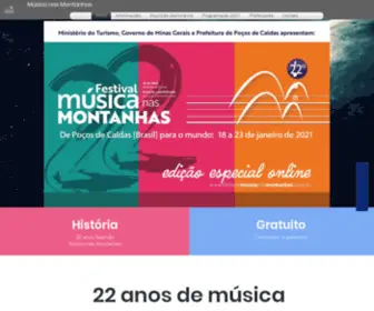 Festivalmusicanasmontanhas.com.br(Festival Música nas Montanhas) Screenshot