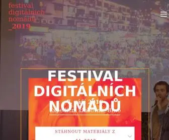 Festivalnomadu.cz(Festival digitálních nomádů ­) Screenshot