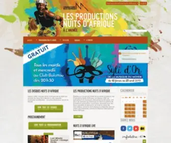 Festivalnuitsdafrique.com(Festival International Nuits d'Afrique de Montr) Screenshot