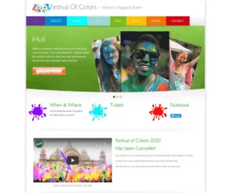 Festivalofcolors.us(Festival of Colors) Screenshot