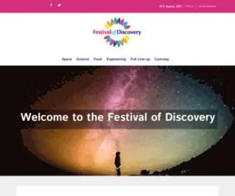 Festivalofdiscovery.wales(Adventure, culture and the great outdoors) Screenshot