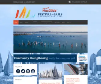 Festivalofsails.com.au(Geelong Victoria Sailing Regatta & Community Festival) Screenshot