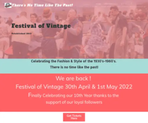 FestivalofVintage.co.uk(The Festival of Vintage) Screenshot