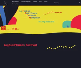 Festivalradiofrancemontpellier.com(Le Festival Radio France Occitanie Montpellier) Screenshot