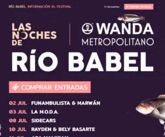 Festivalriobabel.com(Festival Río BabelC) Screenshot