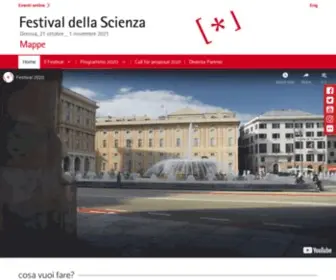 Festivalscienza.it(Festival della Scienza) Screenshot