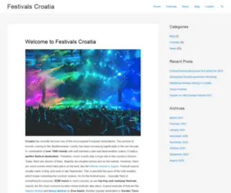 Festivalscroatia.com(Festivals Croatia) Screenshot