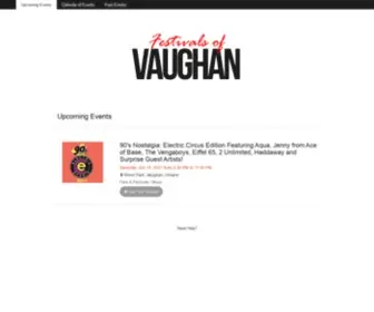 FestivalsofVaughan.com(Festivals of Vaughan Events) Screenshot