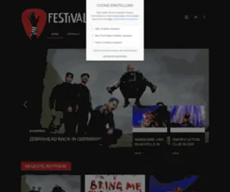 Festivalstalker.de(Dein Guide für Frischluft) Screenshot