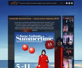 Festivalsummertime.com(Inese Galante Summertime 2022) Screenshot