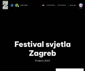 FestivalsvJetlazagreb.hr(Festival svjetla Zagreb) Screenshot
