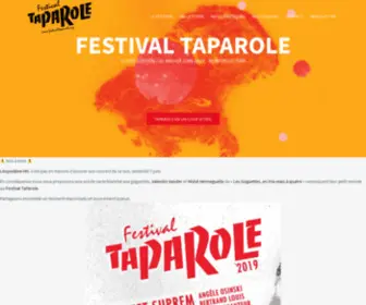 Festivaltaparole.org(Festival Taparole) Screenshot