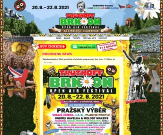 Festivaltrutnoff.cz(TrutnOFF BrnoON Open Air Festival) Screenshot