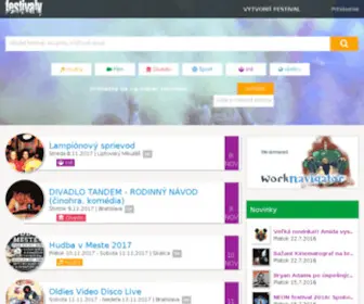 Festivaly.sk(Festivalový) Screenshot